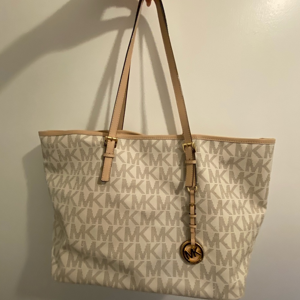Michael Kors White Tote